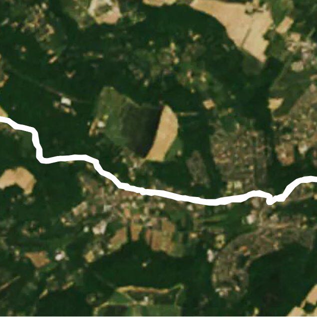 The Chevreuse Valley walking route map in Magny-les-Hameaux