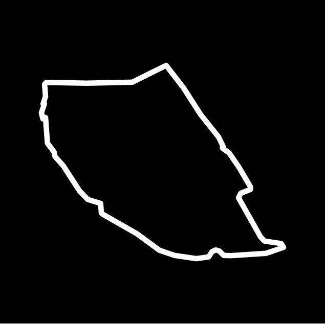 Pnr route 1 walking route map in Pointe-Noire