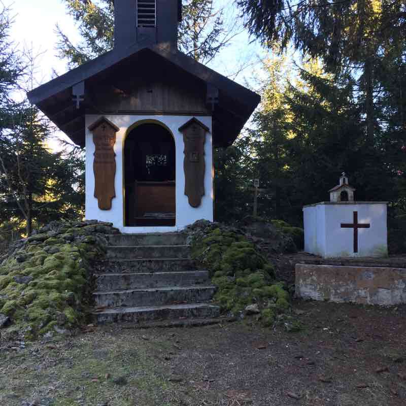 Circular walk across the Florianskapelle walking route map in Zwiesel