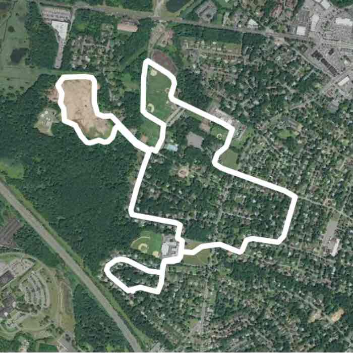 Jerry's walk Trail Florham Park, New Jersey, USA Pacer