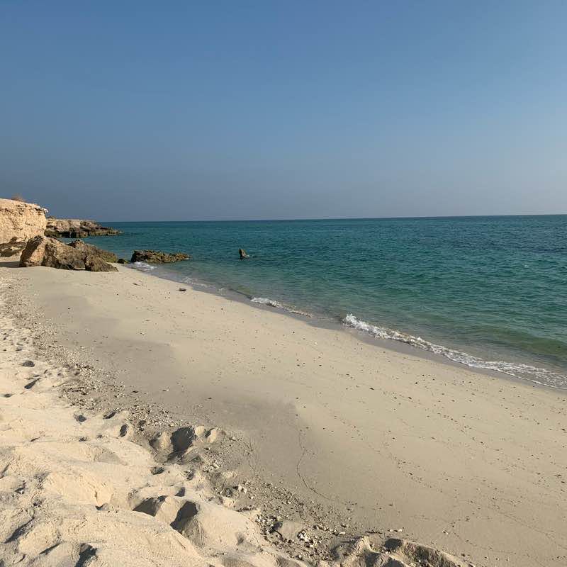 Kish Island Full Circle (Bicycle) walking route map in Kish