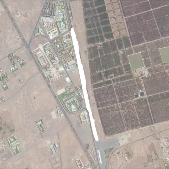 Marrakesh walking route map in Marrakesh