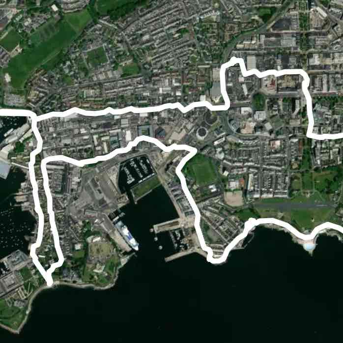 Urban/coastal walk Plymouth