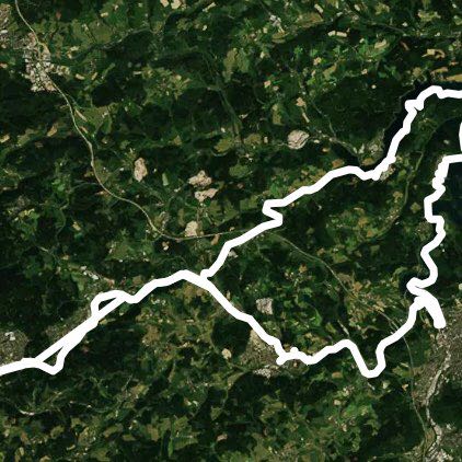 Biggesee walking route map in Bergneustadt