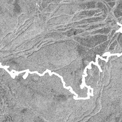 Mont-Tremblant Grand-Brûlé walking route map in Lac-Supérieur