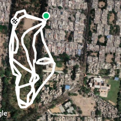 Route near Vikaspuri