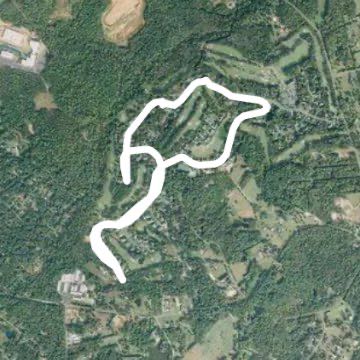 3 miles run firethorne walking route map in Waxhaw