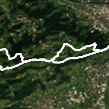 St. Margretenrundtour walking route map in Lustenau