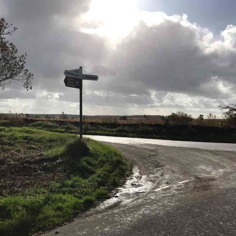 Shillito Woods. walking route map in Barlow
