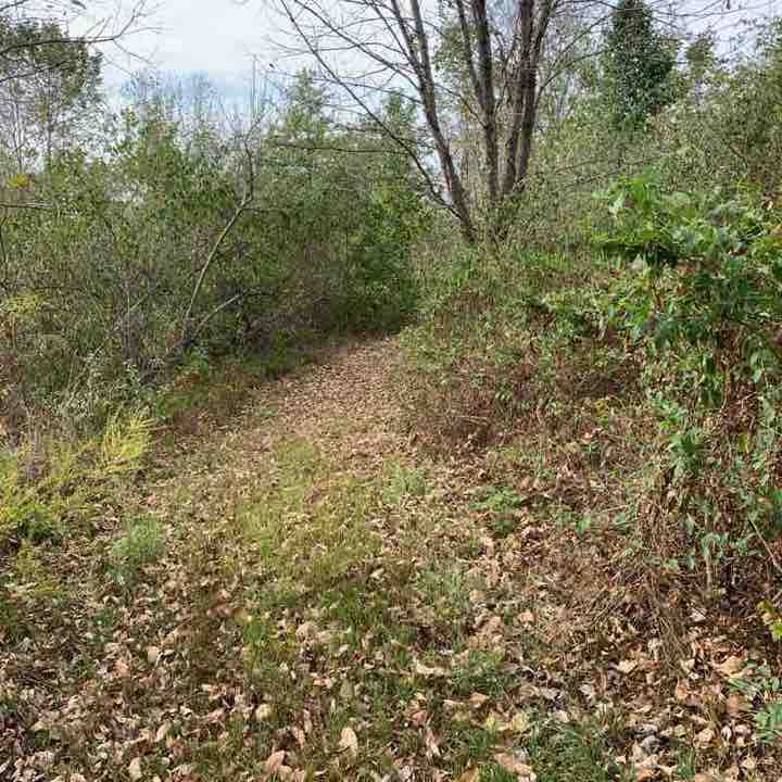 Columbia mine Preserve  walking route map in Winslow