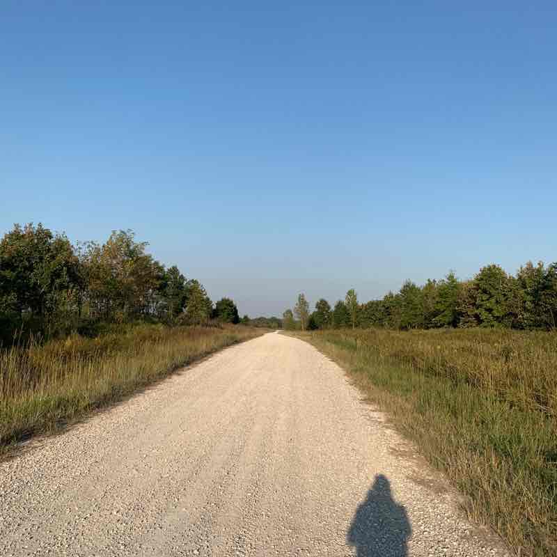 Columbia Mine Preserves  walking route map in Winslow