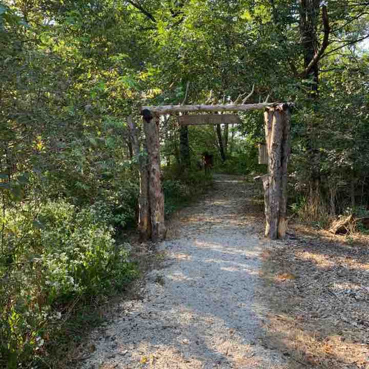 Mine preserve  walking route map in Winslow