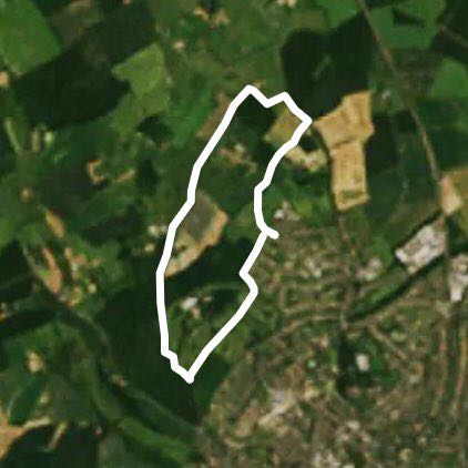 Childwickbury walking route map in St Albans