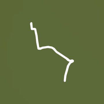 Along the mantua lake walking route map in Mantova