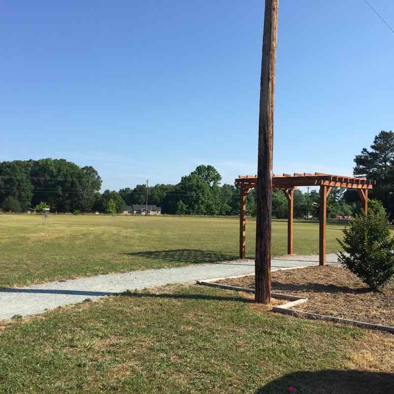 Pleasant Grove walking route map in Mebane
