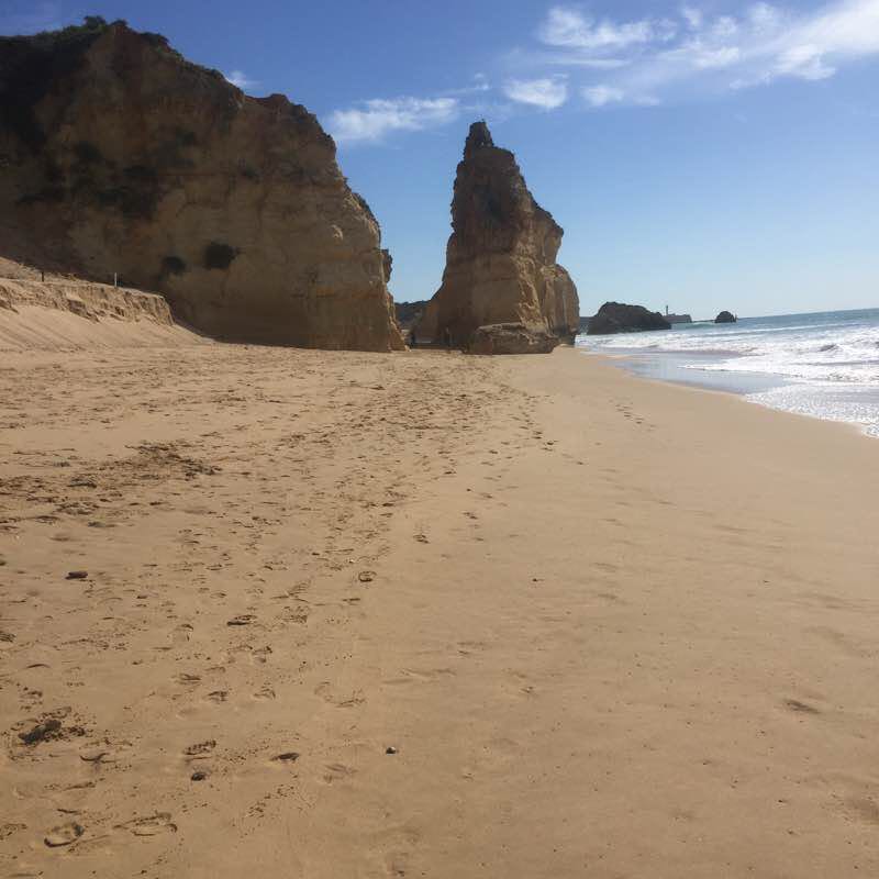 Portimão walking route map in Portimão