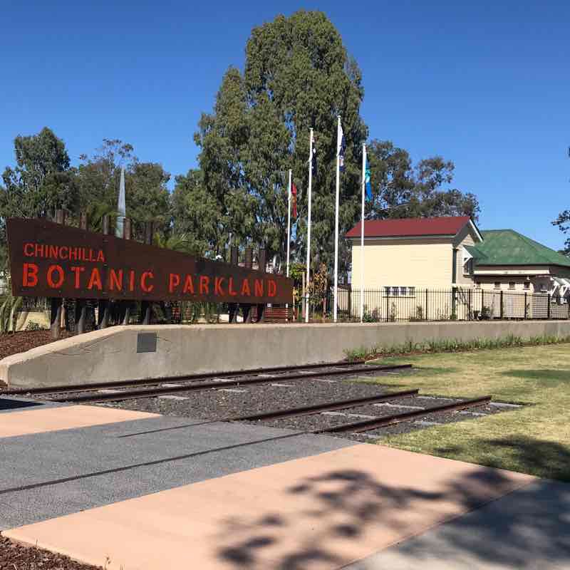 Chinchilla Botanic Parklands walking route map in Chinchilla