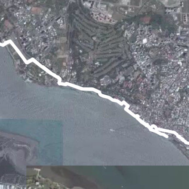 美麗的淡水河邊