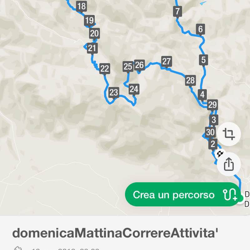 Trail Marganai 2019 k30 walking route map in Domusnovas