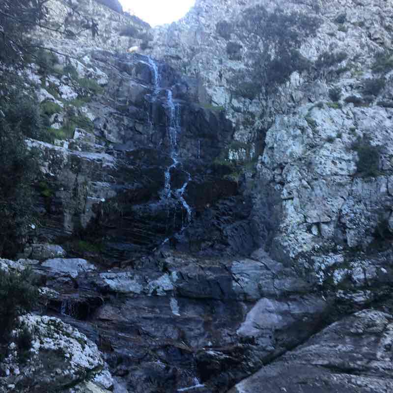 Sky villacidro walking route map in Villacidro