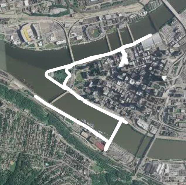 Downtown Pittsburgh River Trail