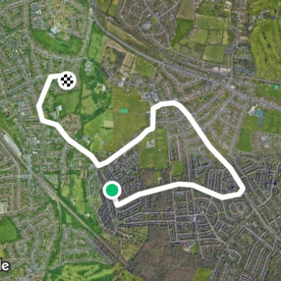 Route near Mottingham