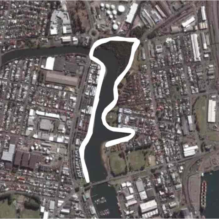 Neighbor parkrun walking route map in Maryville