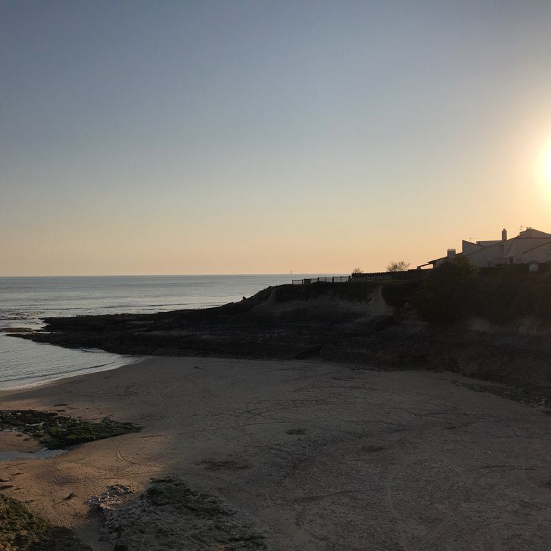 Vaux St Palais walking route map in Royan