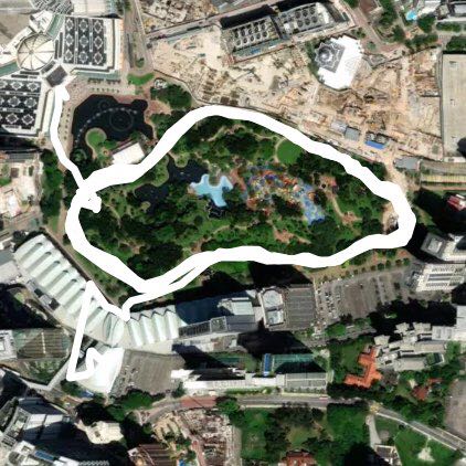 Morning walk at KLCC park