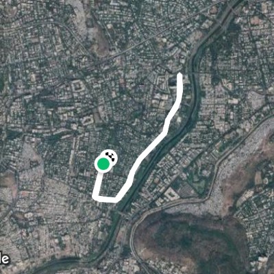 Route near Karve Nagar