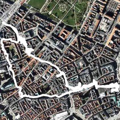 from Nørreport station to Magasin Du Nord