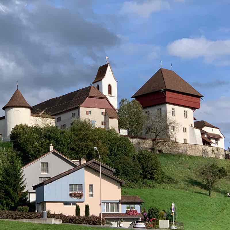 Wine hike Hitzkirch-Gelfingen-Hohenrain walking route map in Hitzkirch