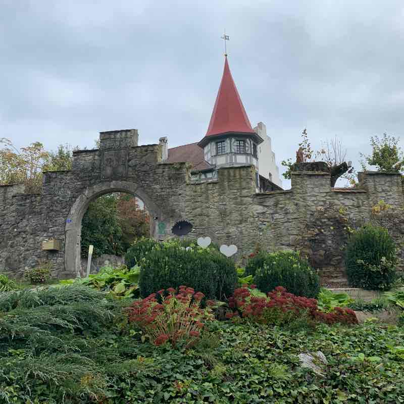 Sempach Castle Wartensee-Eggerswil walking route map in Sempach
