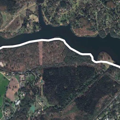 Virginia water half way walking route map in Sunninghill