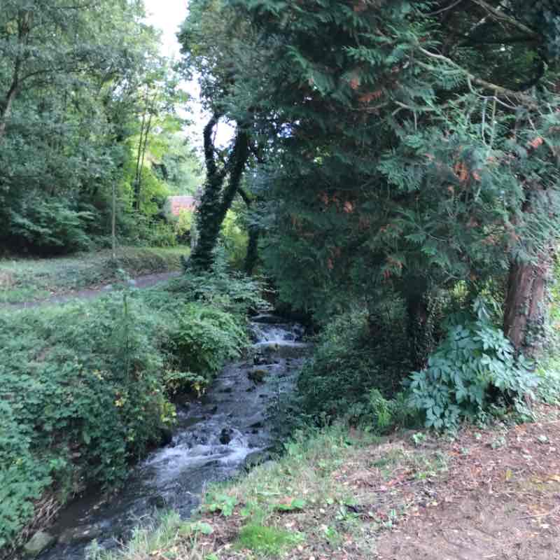 St Brieuc valley walking route map in Saint-Brieuc
