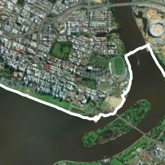 Crown Casino to Elisabeth Quay walk. walking route map in Burswood