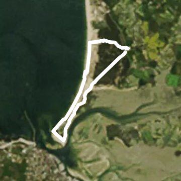 Pen source walking route map in Guérande