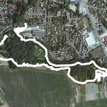 Mill park at Tan sense walking route map in Sens