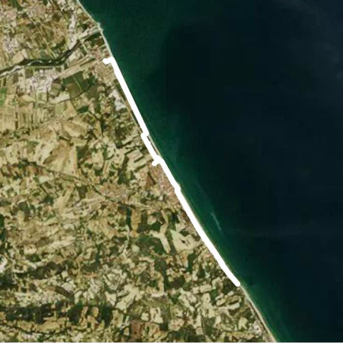 pista ciclabile scerne torre di cerrano