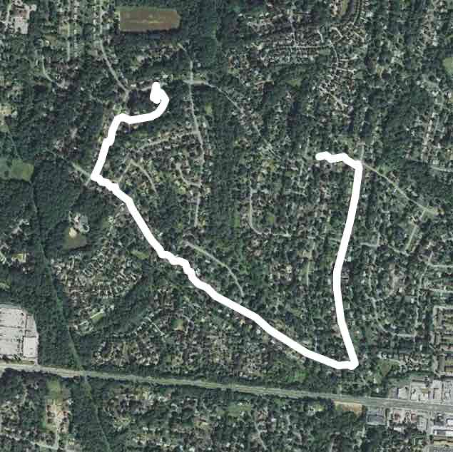 Micheal’s way to greenway route