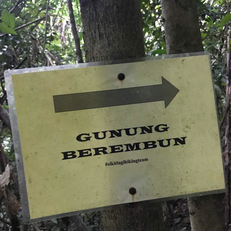 Mount Sumatera, Negeri Sembilan 1014m walking route map in Pantai