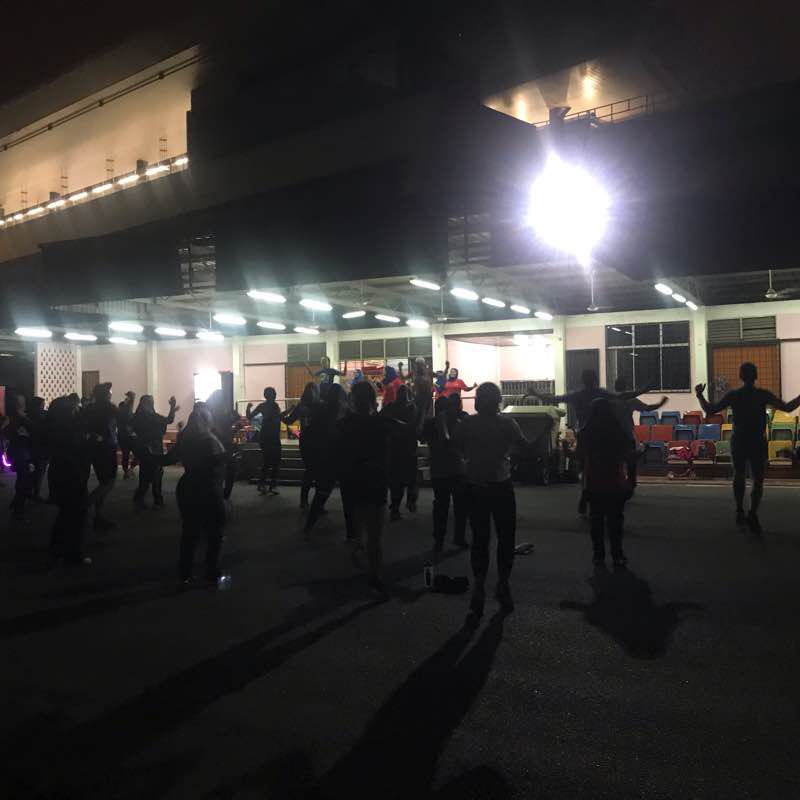 Night jog after a long layoff