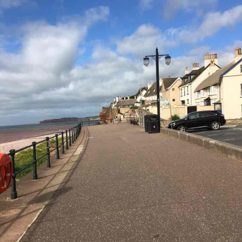 Sidford to Sidmouth and back 7km .. The Byes
