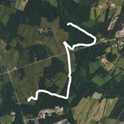 Manassas Battlefield walking route map in Centreville