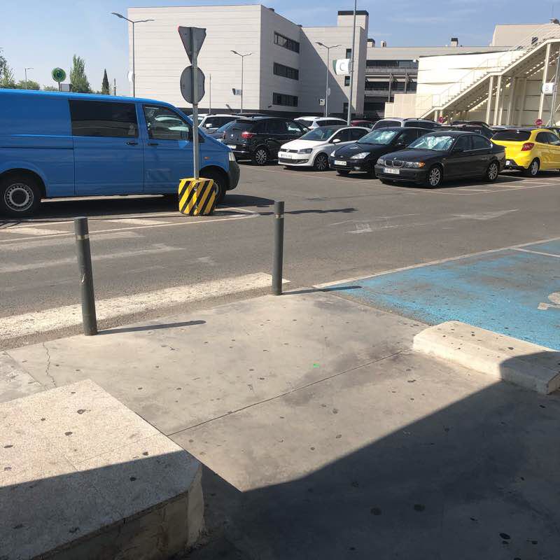 Shooting range walking route map in Pinto