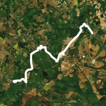 Broadway walking route map in Chipping Campden