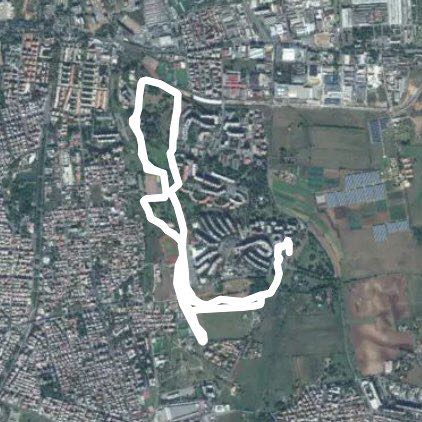 Percorso nel Parco di Tor Tre Teste