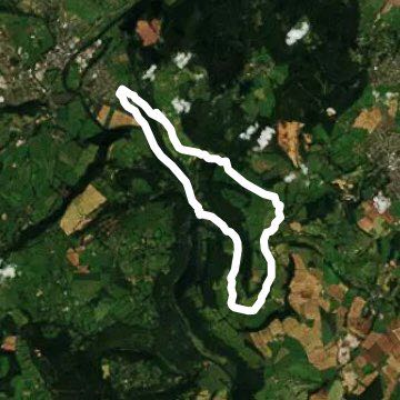 Redbrook walking route map in Newland