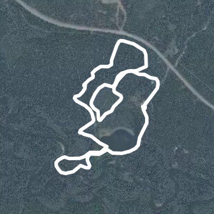 Ranch walking route map in Saint-Siméon