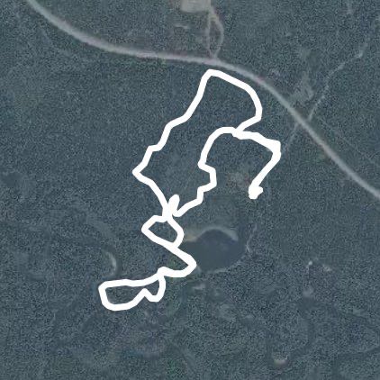 Ranch of the rank of the grilled walking route map in Saint-Siméon